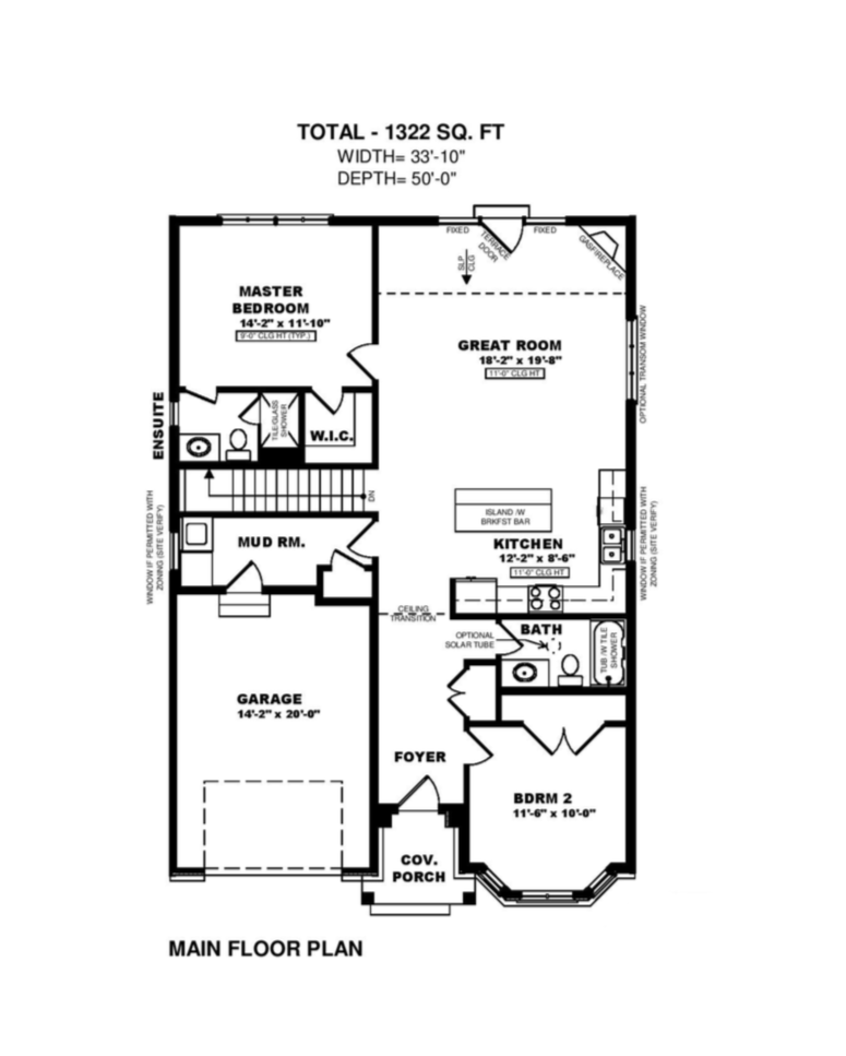Floor plans The Niagara